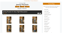 Desktop Screenshot of clubjennypoussin.com